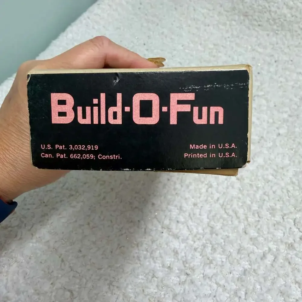 Vintage 1965 Tupperware Tupper Toys Build-O-Fun Set No. 101 Original Box
